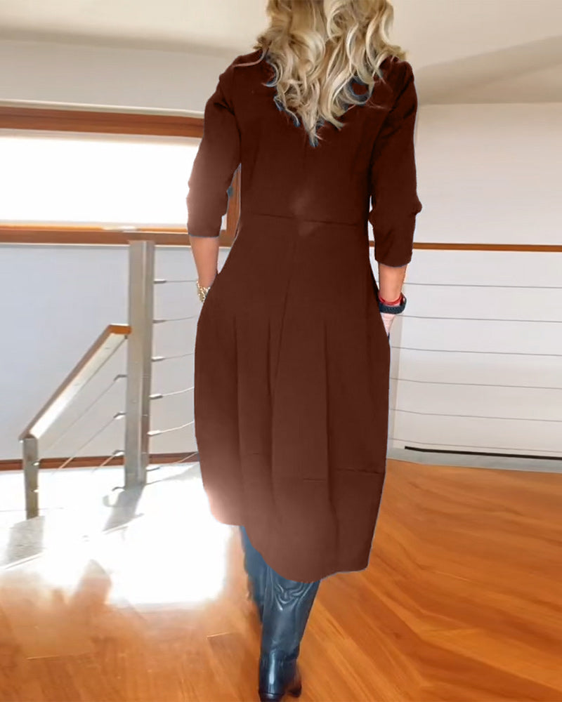 Sophia™ - Elegantes Kleid mit handgefertigten Details