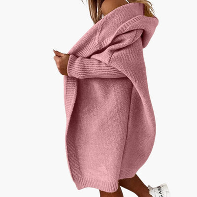 Strick Cardigan mit Kapuze für Damen