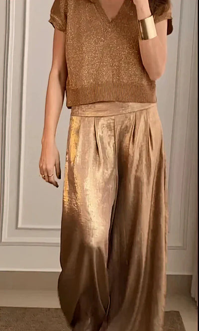 Greta - Schickes Lässiges Zweiteiliges Outfit