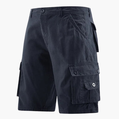 Herren Sommer Cargo-Shorts mit elastischem Bund und Taschen