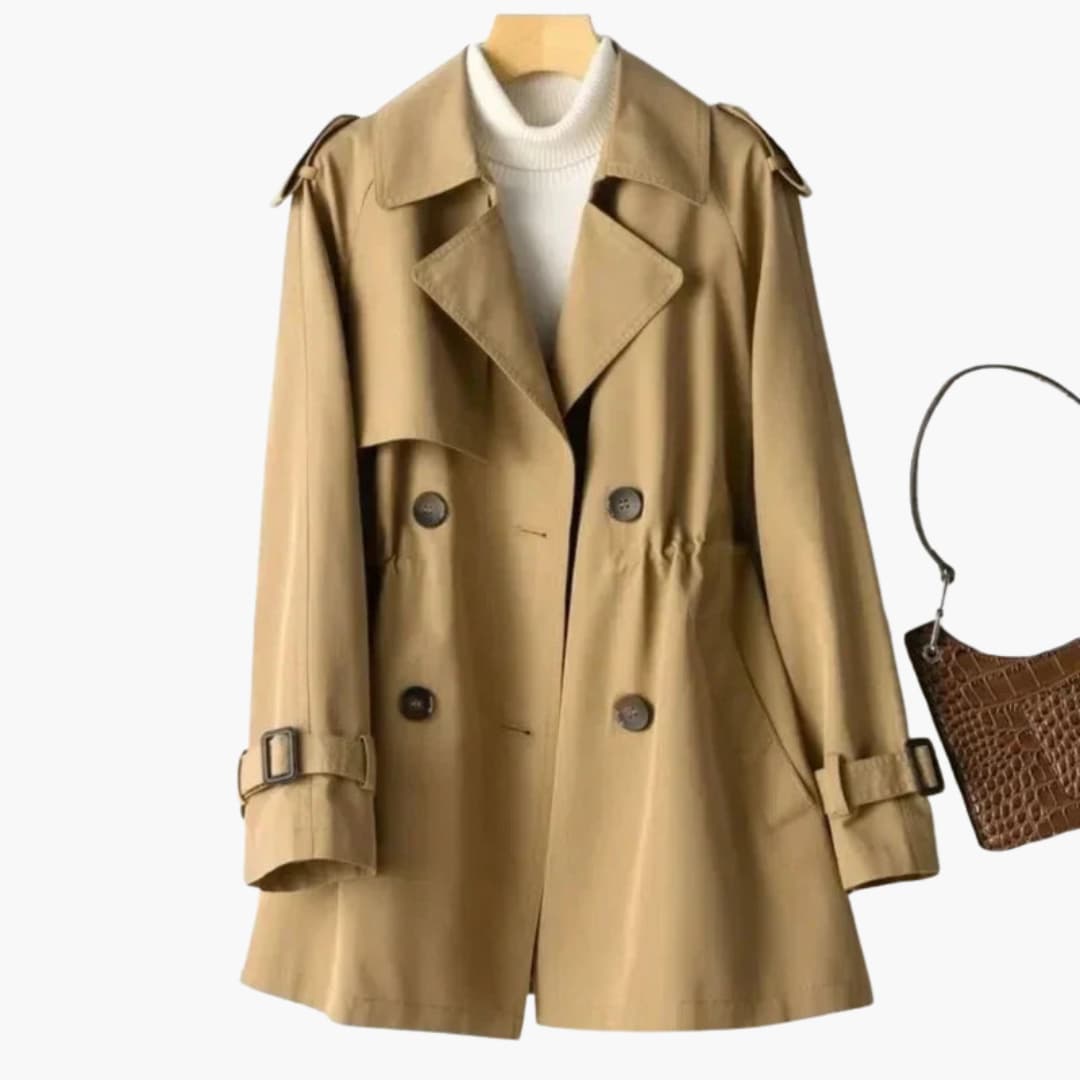 Doppelreihiger Trenchcoat für Damen