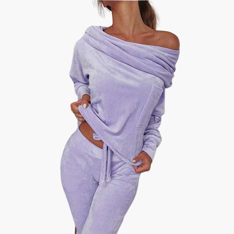 Laura | Weiches Langarmshirt und Hose für Damen