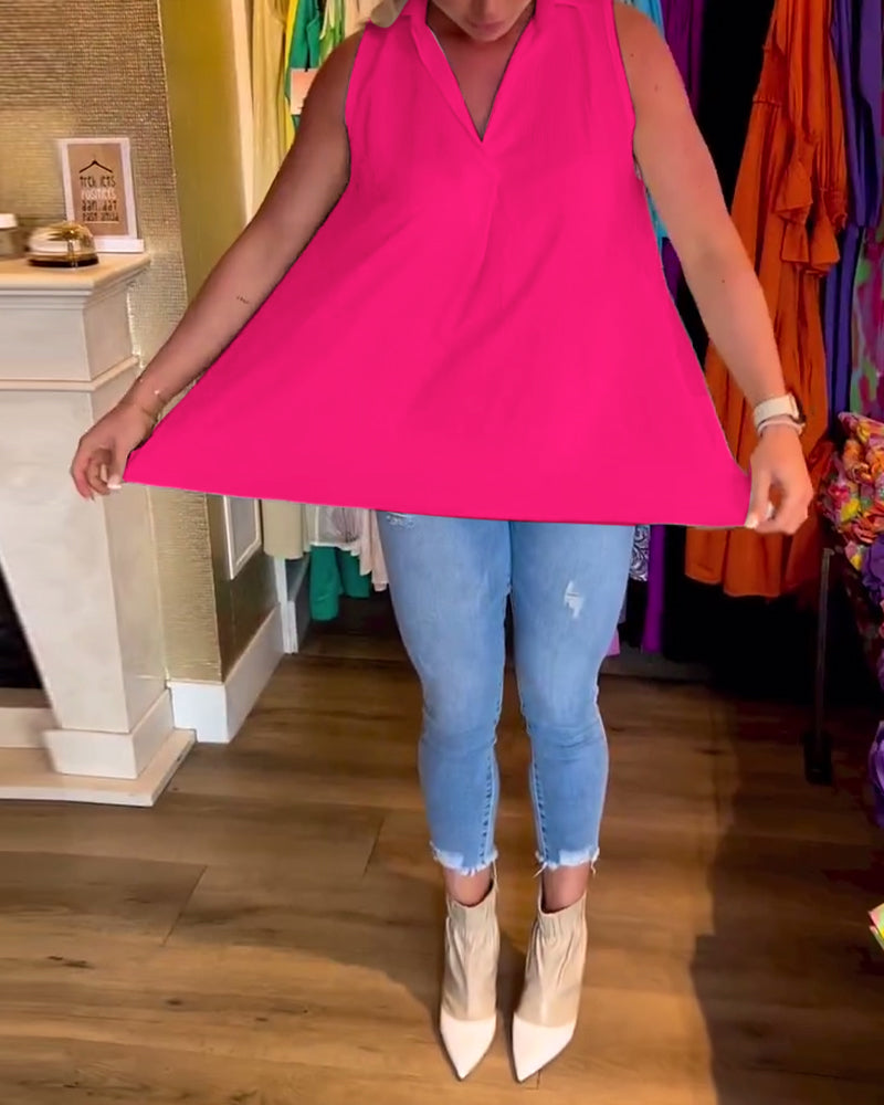 Fashionmoment® Rüschen-Top mit Revers – Trendiger Style für jeden Anlass