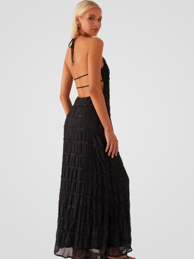 SOLÈNE TEXTURE MAXIKLEID