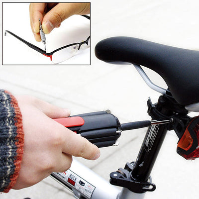 BrightScrew™ | 8-in-1-Schraubendreher mit LED-Taschenlampe