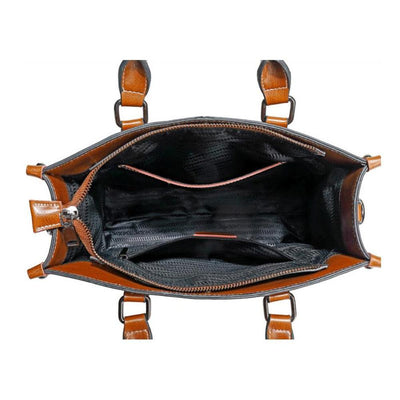 Elegante Handtasche | Kunstleder | Klassischer Business-Look