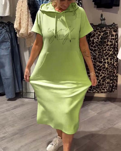 Saskia | Lässiges Hoodiekleid