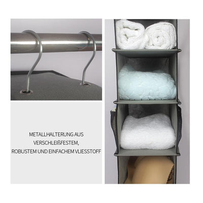 MultiHang™ | 10 Abschnitte Schuhe Kleidungsstück Organizer