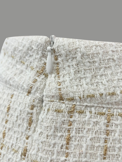 Elegante Bouclé-Hose | Hochwertige Verarbeitung | Weites Bein