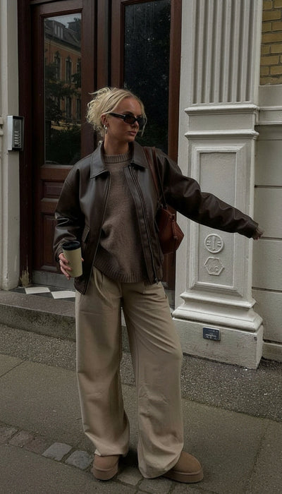 Kayna| Vintage-Jacke aus Altleder