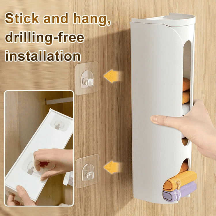 CleanStorage™ – Wandmontierter Unterwäsche- und Socken-Organizer