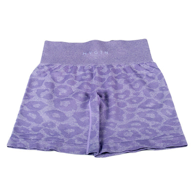 Sportliche Shorts | Hoher Bund & Animal-Muster | Aktiv & Trendbewusst