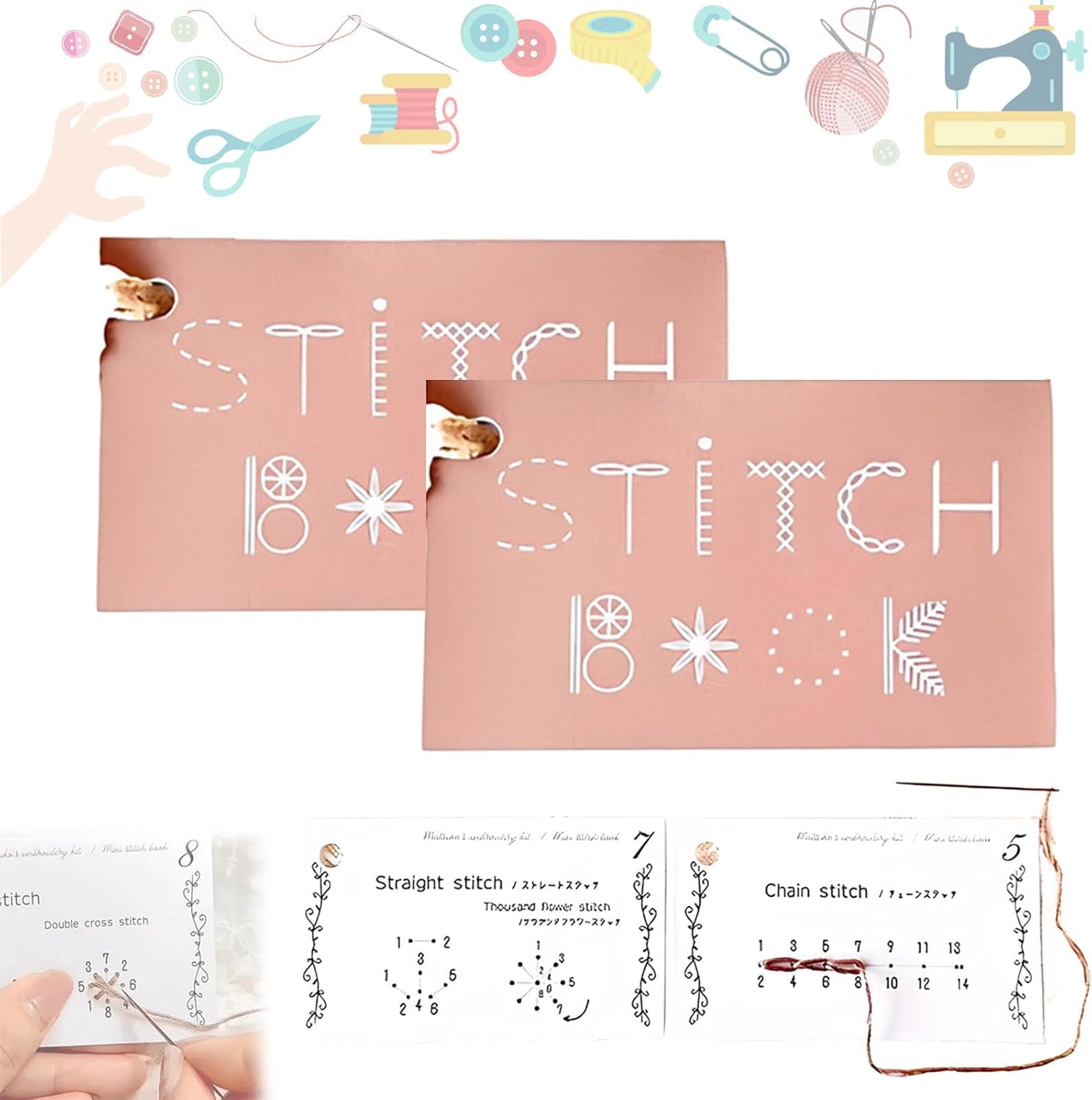 StitchBook™ – Kreatives Mini-Nähstichbuch