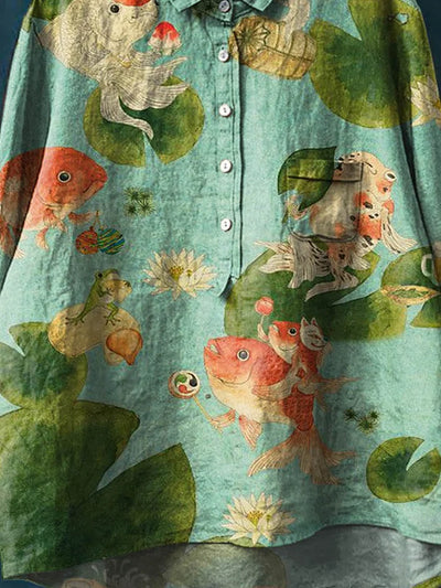 Ruthie™ - Fisch Kunst Shirt