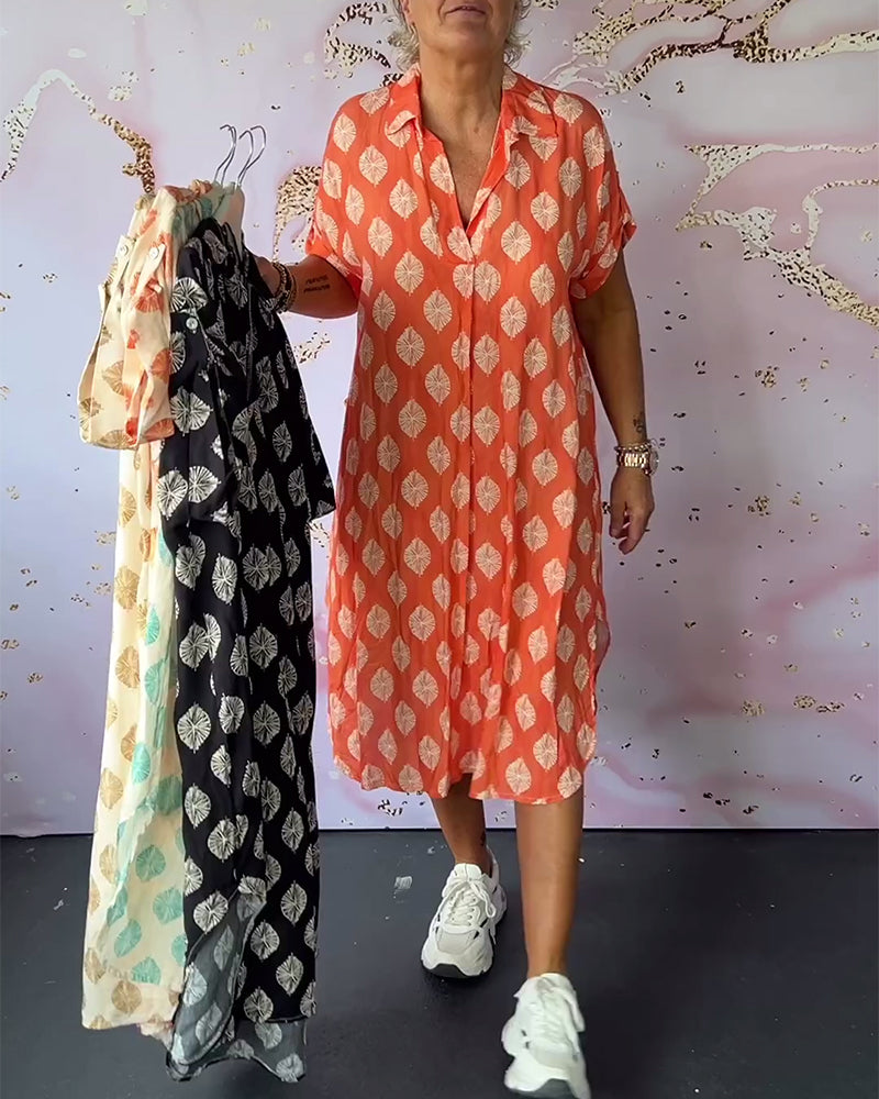 Thora – Kleid mit mühelosem Stil und V-Ausschnitt