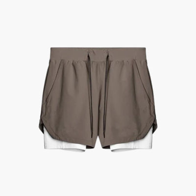 Herren Sportshorts mit Innenshorts und elastischem Bund