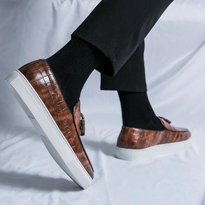 Zyrus - Herren Leder Loafers Elegant Bequem