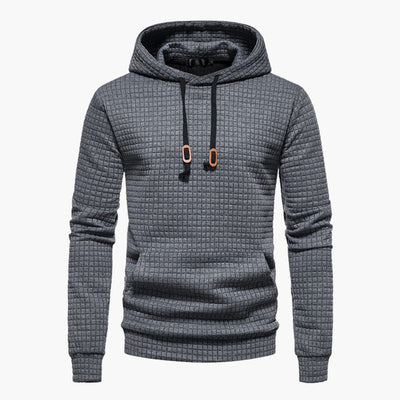 Andrea | Stylisches Karomuster Herren Kapuzenpullover