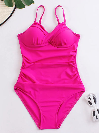 Julianna - Stilvoller Gepolsterter Übergröße Badeanzug