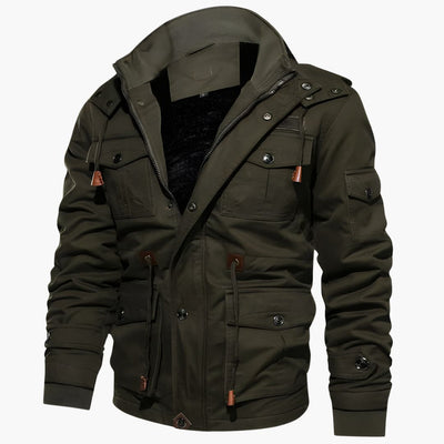 Multi-Pocket Militärjacke für Herren