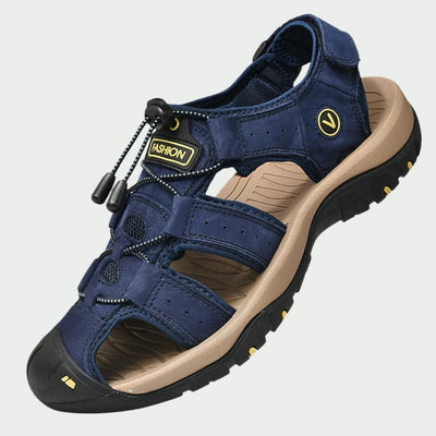 Herren-Sandalen – Slip-On-Design mit verstellbarem Riemen und profilierter Sohle