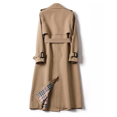 Fiona | Zeitlose Eleganz mit wasserabweisendem Stoff Damen Trenchcoat