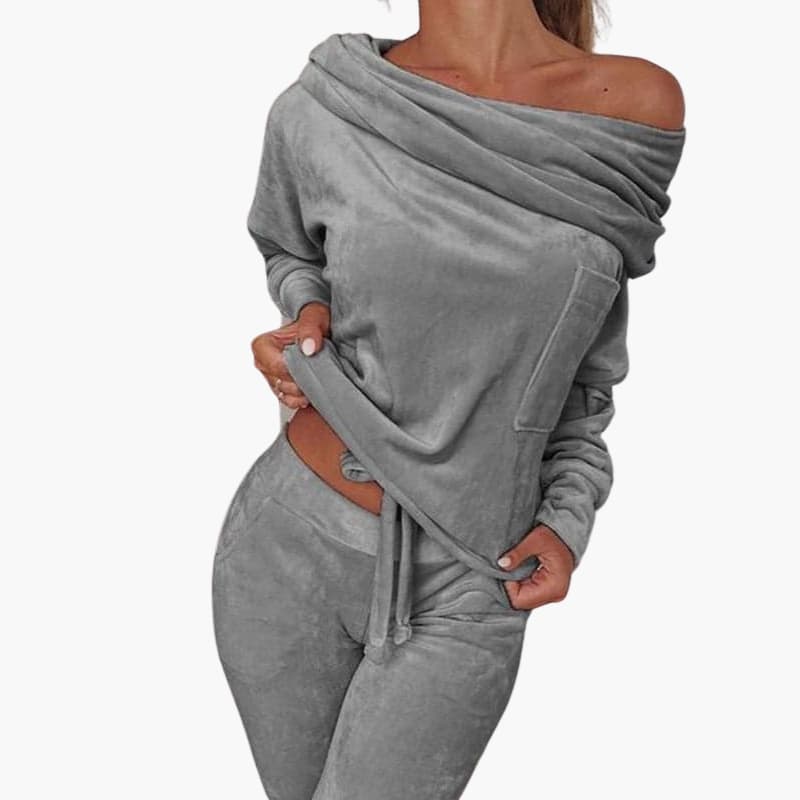 Laura | Weiches Langarmshirt und Hose für Damen