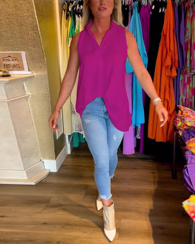 Fashionmoment® Rüschen-Top mit Revers – Trendiger Style für jeden Anlass