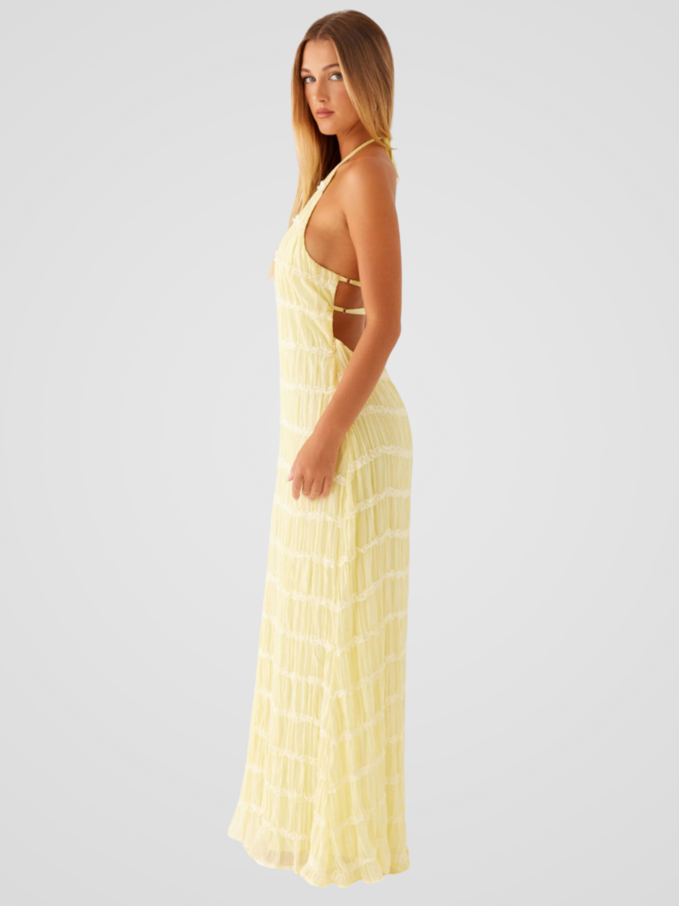 SOLÈNE TEXTURE MAXIKLEID