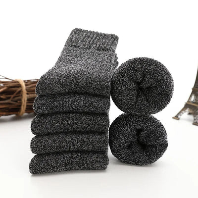 50% Rabatt | ThermoSocks™ – 5 Paar Thermosocken aus dicker Wolle