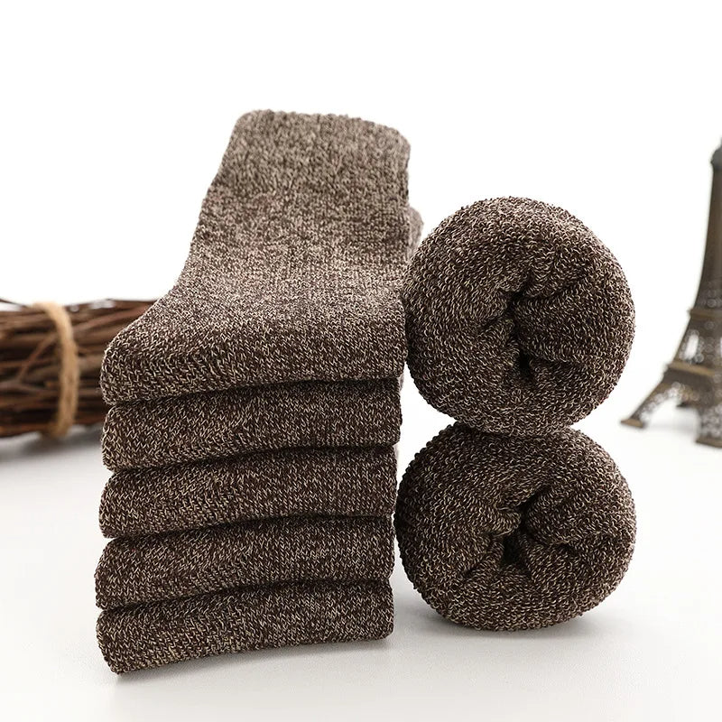 50% Rabatt | ThermoSocks™ – 5 Paar Thermosocken aus dicker Wolle