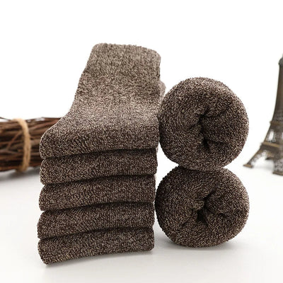 50% Rabatt | ThermoSocks™ – 5 Paar Thermosocken aus dicker Wolle