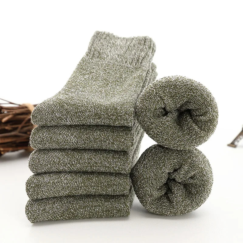 50% Rabatt | ThermoSocks™ – 5 Paar Thermosocken aus dicker Wolle