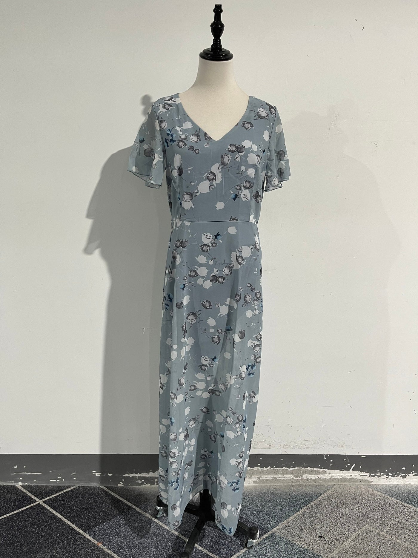 Formelles Damen-Maxikleid mit Blumenprint für Hochzeitsgast
