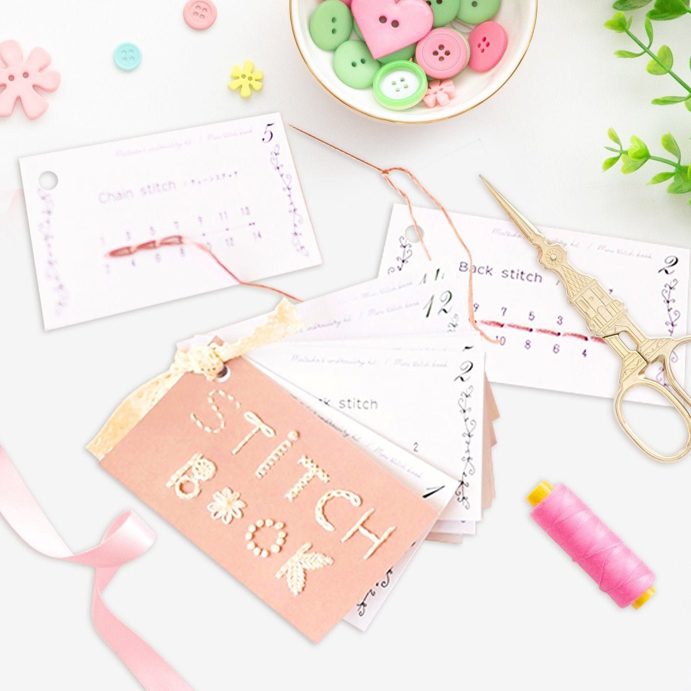 StitchBook™ – Kreatives Mini-Nähstichbuch