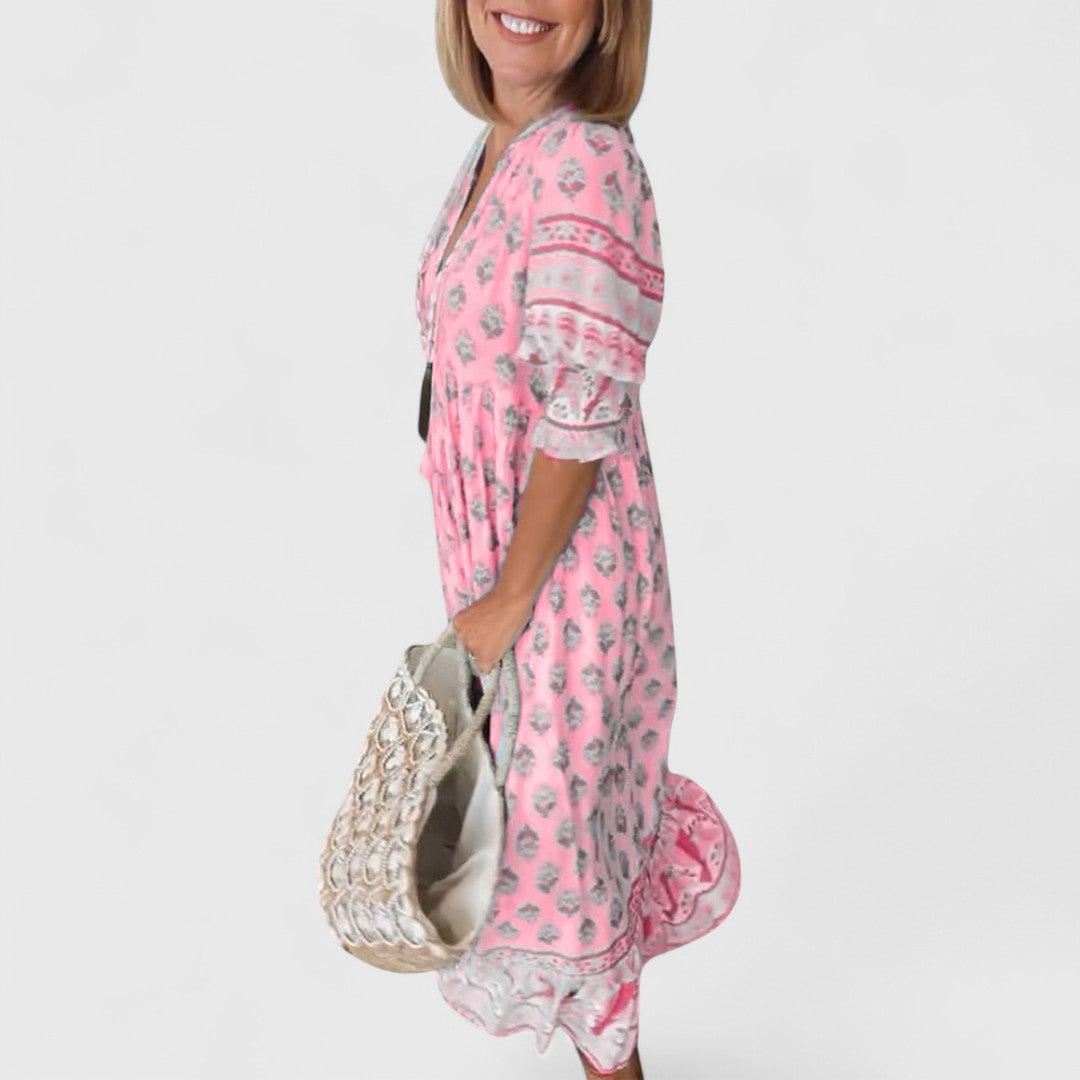 Lily | Fließendes Frühlingskleid