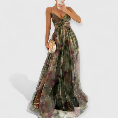 Giselle | Maxi Kleid Premium Blumenmuster