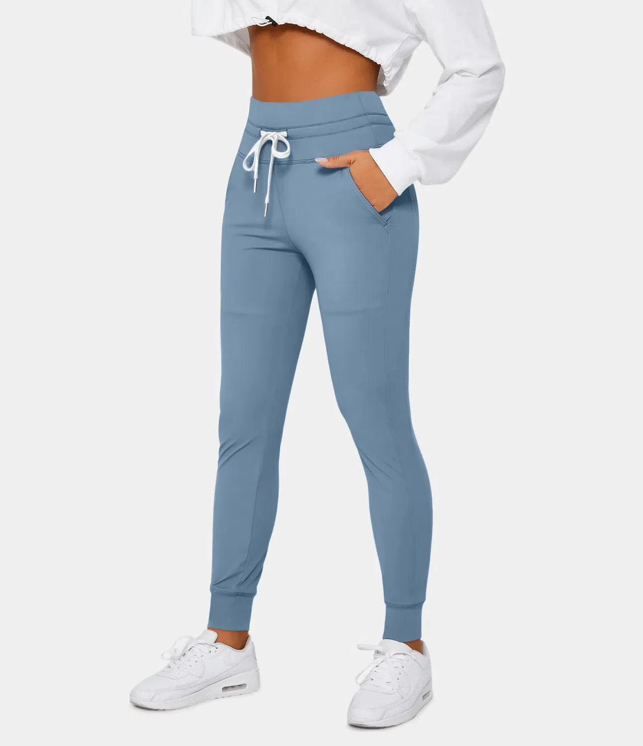 Yogahose | Mit Seitentasche und Kordelzug