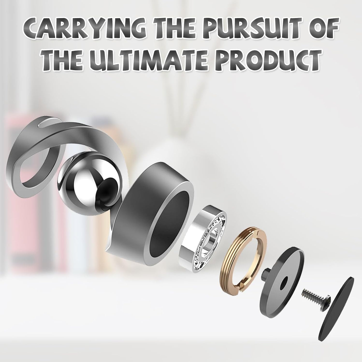 Stressabbau Spielzeug | Aluminium Levitation Desk Spielzeug