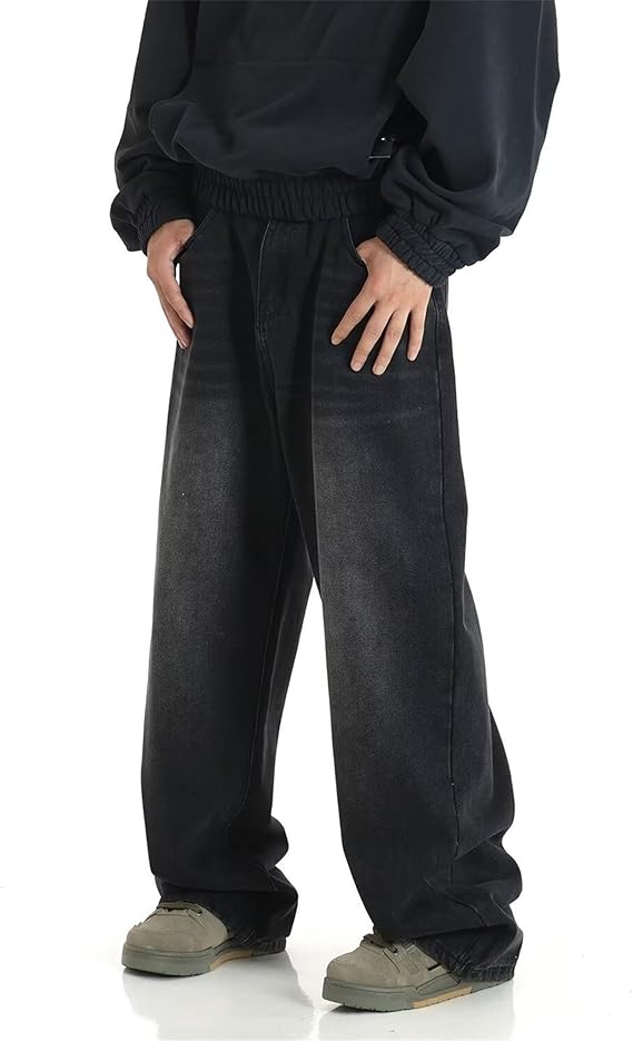 Marcel | Modische Baggy Jeans mit Weitem Bein