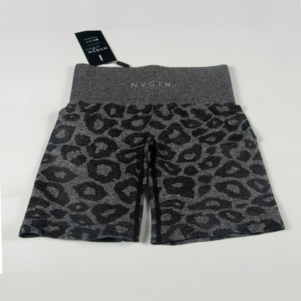Sportliche Shorts | Hoher Bund & Animal-Muster | Aktiv & Trendbewusst