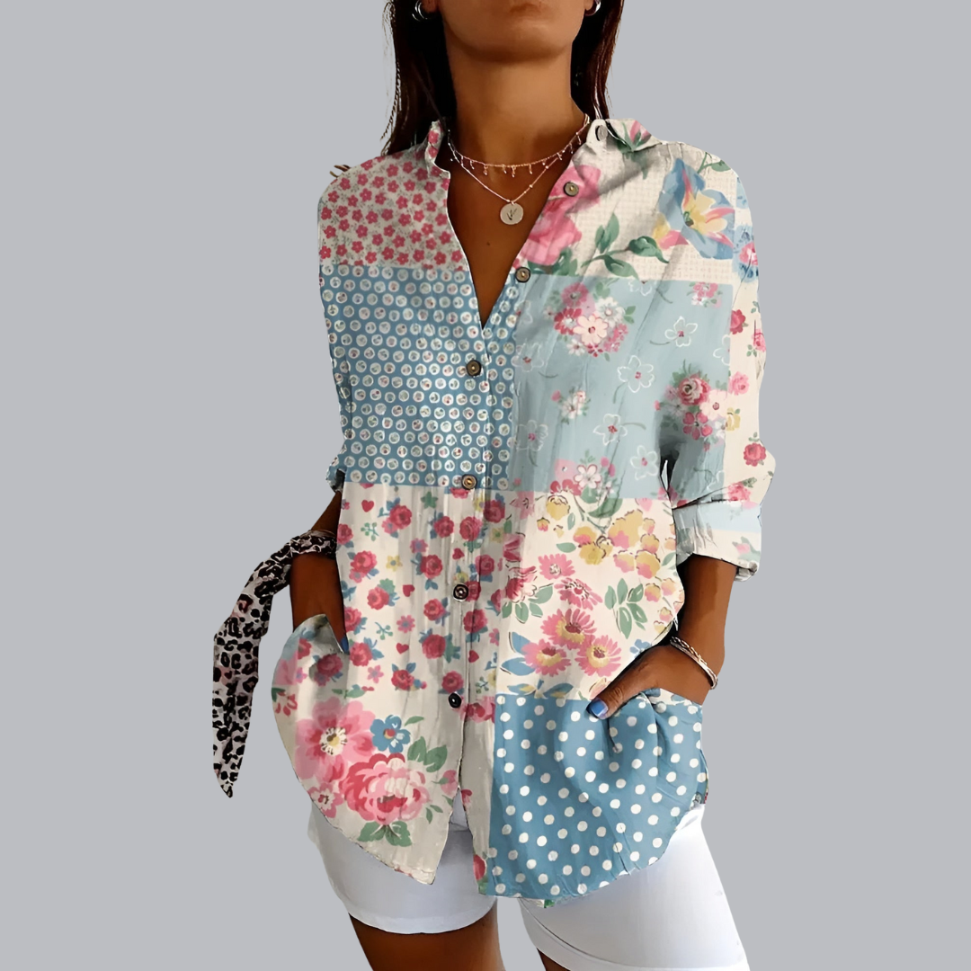 Irmgard™ | Weite Bluse mit elegantem Schnitt