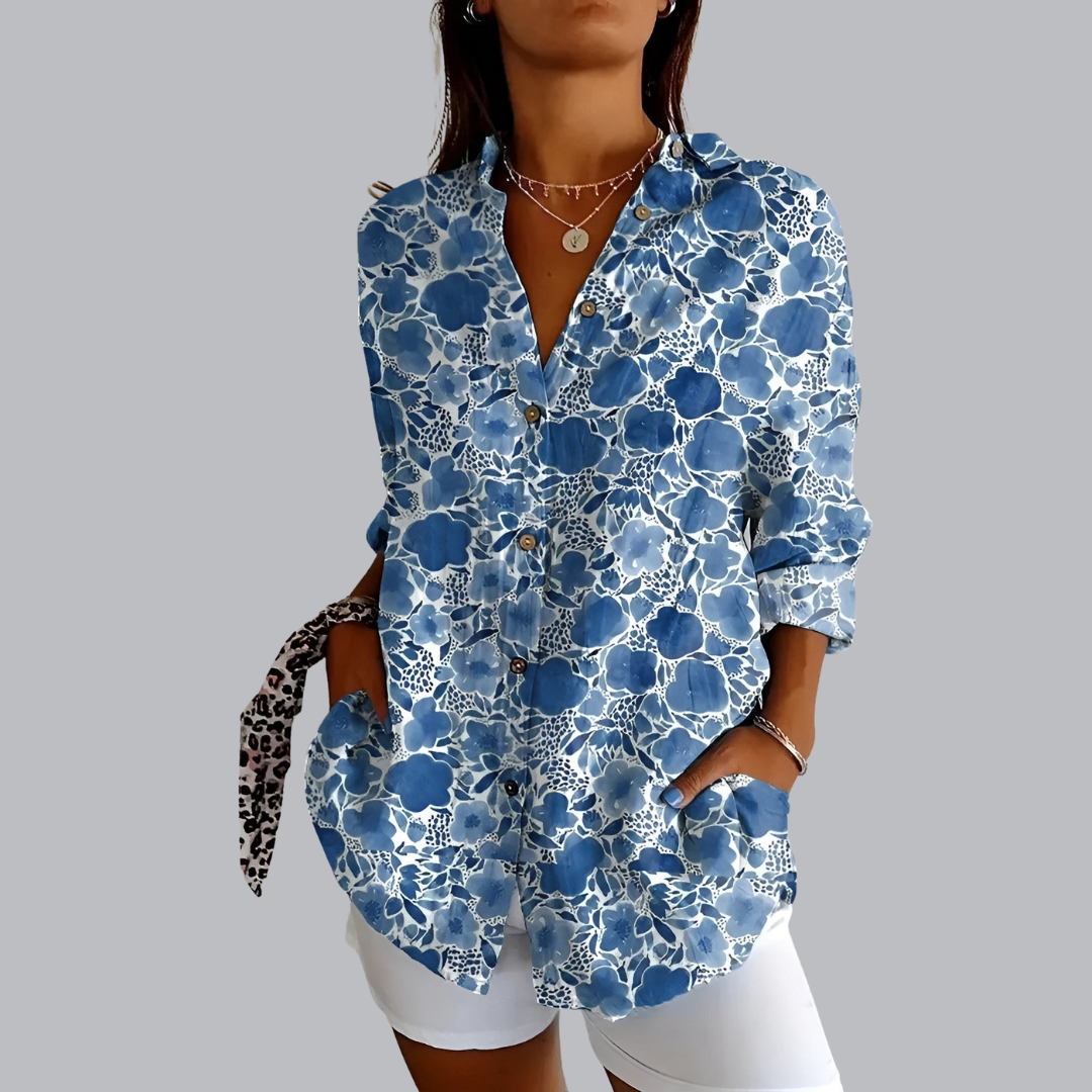 Irmgard™ | Weite Bluse mit elegantem Schnitt