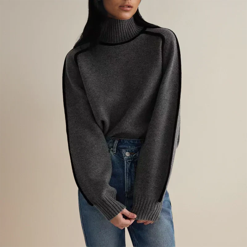 Amanda| Stilvoller Rollkragenpullover