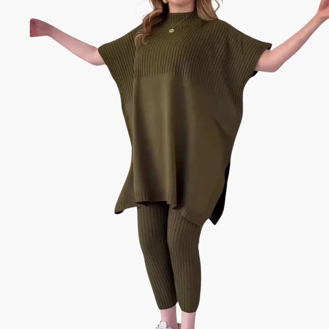 Laura | Weiches Strick-Zweiteiler