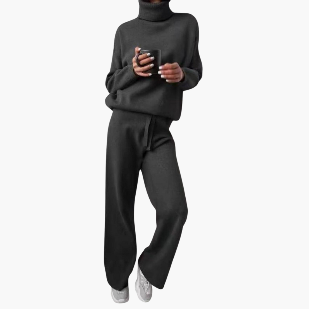 Ella | Luxuriöses Rollkragen-Koordinations set