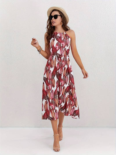 Nova - Ärmelloses Midikleid mit Schlitz