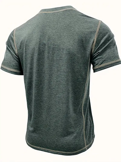 Orazio - Kurzarm T Hemd Mit Knopf