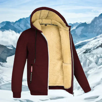 Arie – Herren Winterjacke mit Kapuze und Fleece