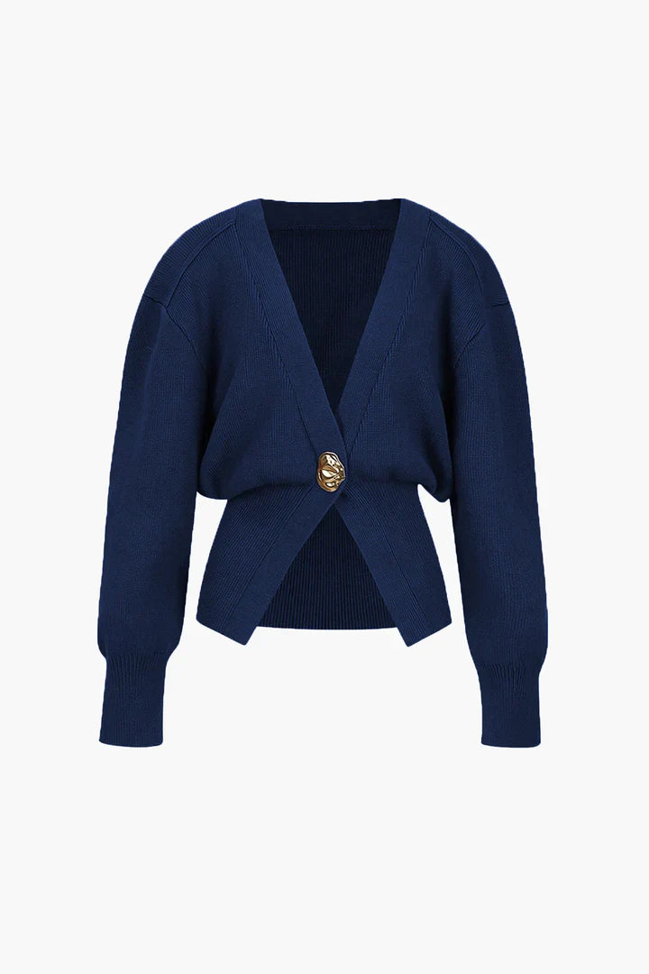 Marylynn Strickjacke mit Knopfleiste